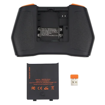 2.4 G Bezvadu Mini Keyabord Touch Pad Klaviatūras Mini PC, Klēpjdators, Android TV Box Apelsīnu Pi Aveņu Pi 3 Modelis B+