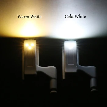4gab/Daudz LED Nakts apgaismojums par garderobi/ grāmatu plaukts/skapis Silts / Auksts balts ministru kabineta viru lampas Sensors Auto Apgaismojums