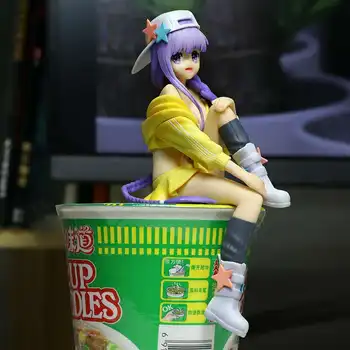 Anime Attēls Rotaļlietas Liktenis/Grand Lai FGO BB Instant Nūdeles, Seksīga Meitene, PVC Rīcības Attēls Rotaļlietu Kolekcija Modeļu Lelle Dāvanu