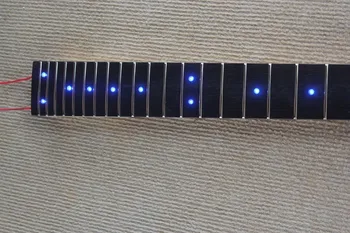 Disado Kastīšu LED punkti Rožkoka Fretboard kļavu Elektrisko Ģitāru Kaklā Ģitāru piederumu Daļas guitarra mūzikas instrumenti