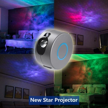 LED Zvaigžņotās Debess Projektoru Krāsains Nakts Gaisma ar Tālvadības pulti, Mirgojošu Zvaigžņu Projekcijas Lampa Bārs Puse Dekori ES/ASV Plug