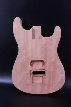 Stratēģijām ģitāra ķermeņa Sarkankoka Koksnes Nepabeigtu DIY elektriskā ģitāra projektu