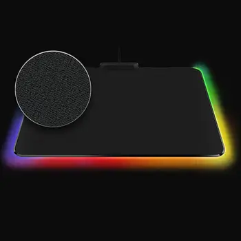 Vococal USB Vadu LED RGB Krāsains Apgaismojums, Spēļu peles paliktnis Peles Paliktņa neslīdoša Klēpjdatoru Peles Mat 250 x 350 x 4mm karstā pārdošanas